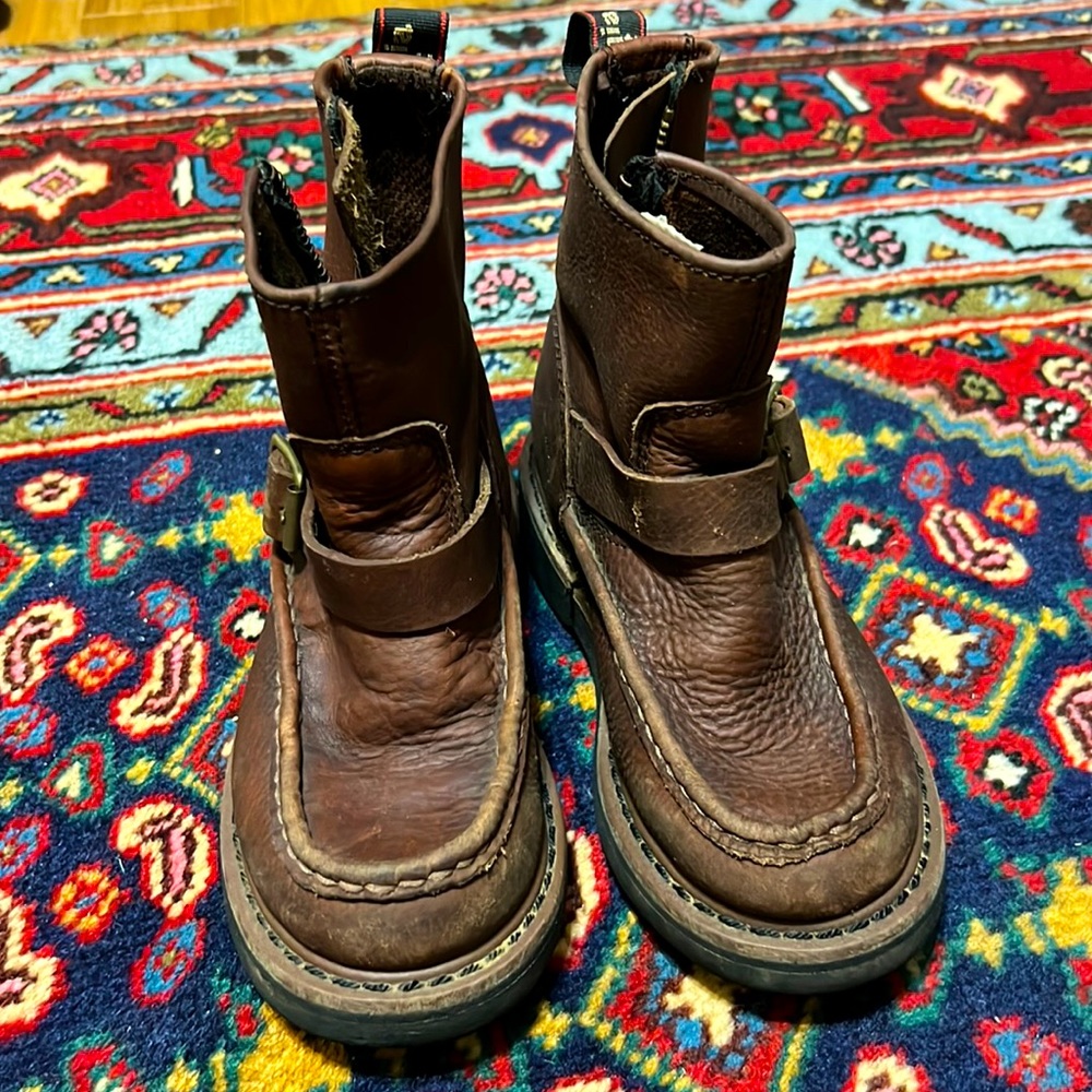 Georgia Boot Wellington Side Zip Size 13m